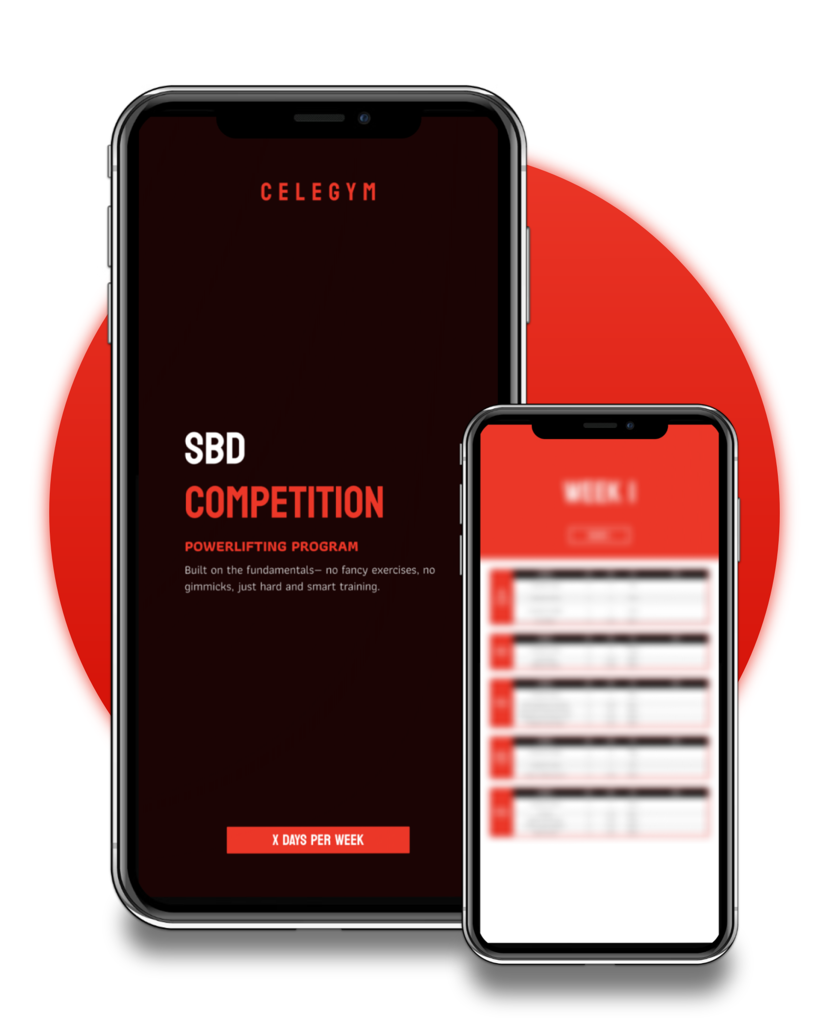 SBD Competition: Powerlifting Program